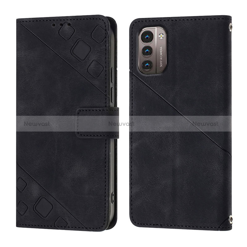 Leather Case Stands Flip Cover Holder YB1 for Nokia G11