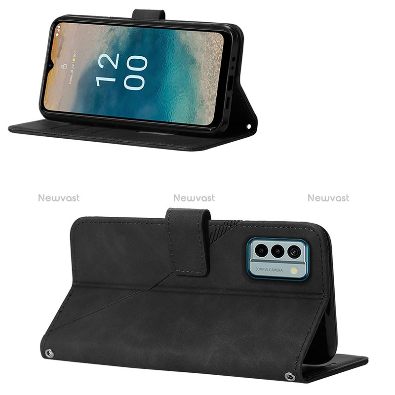 Leather Case Stands Flip Cover Holder YB1 for Nokia G22