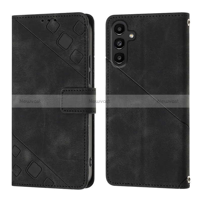 Leather Case Stands Flip Cover Holder YB1 for Samsung Galaxy A13 5G