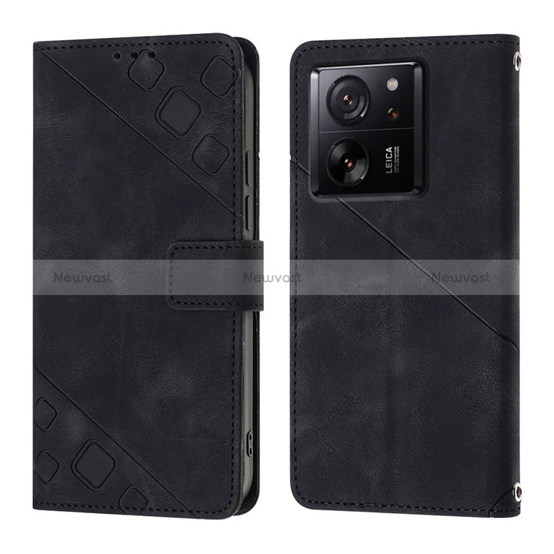 Leather Case Stands Flip Cover Holder YB1 for Xiaomi Mi 13T 5G