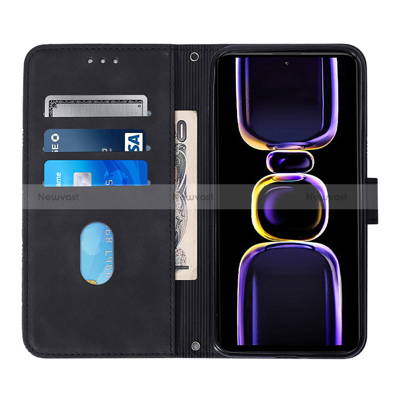 Leather Case Stands Flip Cover Holder YB1 for Xiaomi Poco F5 Pro 5G