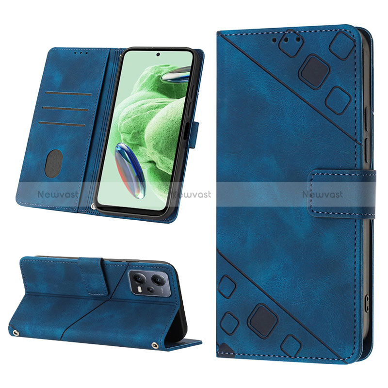 Leather Case Stands Flip Cover Holder YB1 for Xiaomi Poco X5 5G