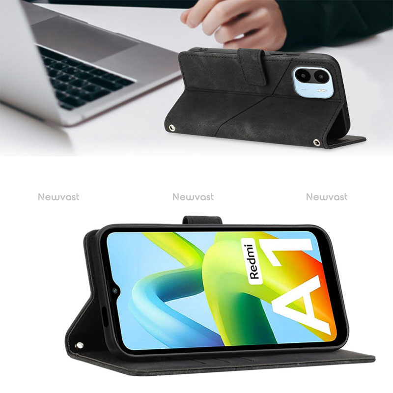 Leather Case Stands Flip Cover Holder YB1 for Xiaomi Redmi A2 Plus