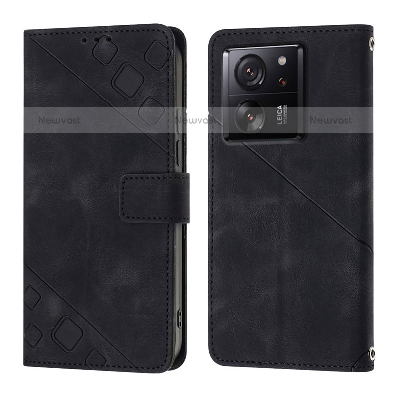 Leather Case Stands Flip Cover Holder YB1 for Xiaomi Redmi K60 Ultra 5G