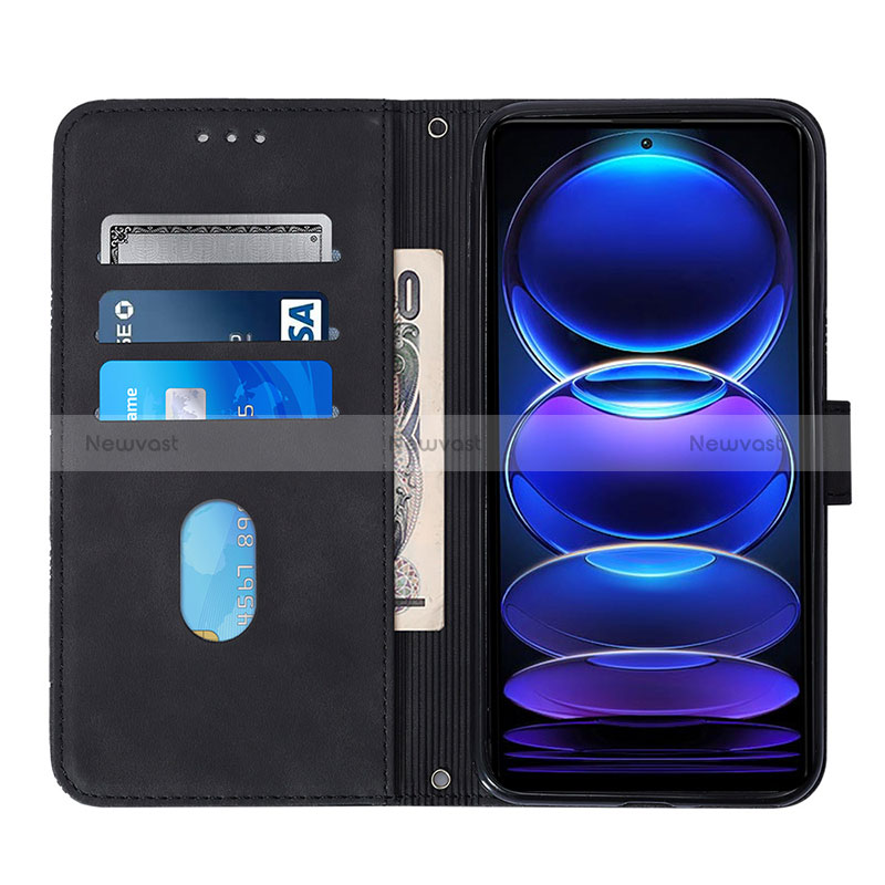 Leather Case Stands Flip Cover Holder YB1 for Xiaomi Redmi Note 12 Explorer