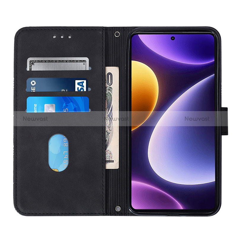 Leather Case Stands Flip Cover Holder YB1 for Xiaomi Redmi Note 12 Turbo 5G