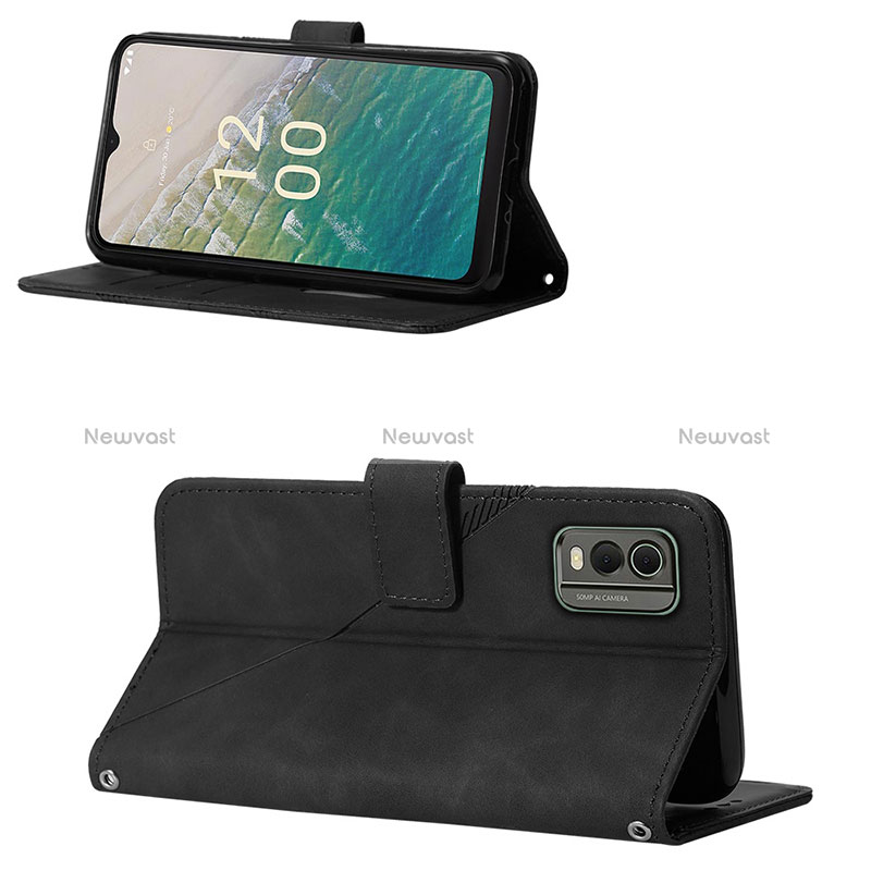 Leather Case Stands Flip Cover Holder YB2 for Nokia C210