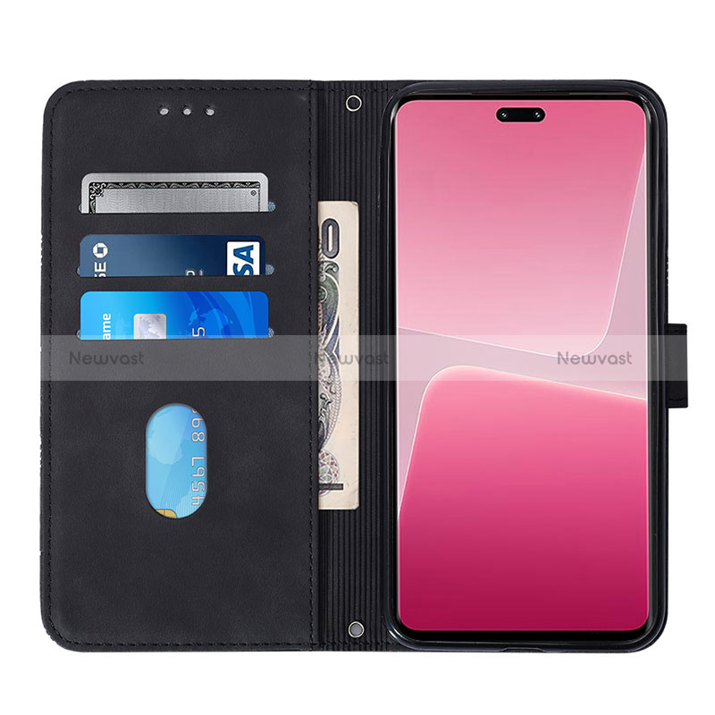 Leather Case Stands Flip Cover Holder YB2 for Xiaomi Mi 13 Lite 5G