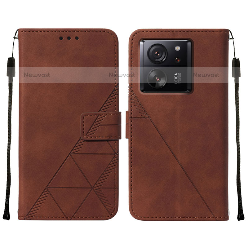 Leather Case Stands Flip Cover Holder YB2 for Xiaomi Redmi K60 Ultra 5G