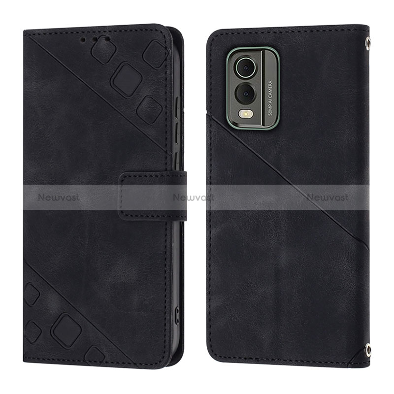 Leather Case Stands Flip Cover Holder YB3 for Nokia C210