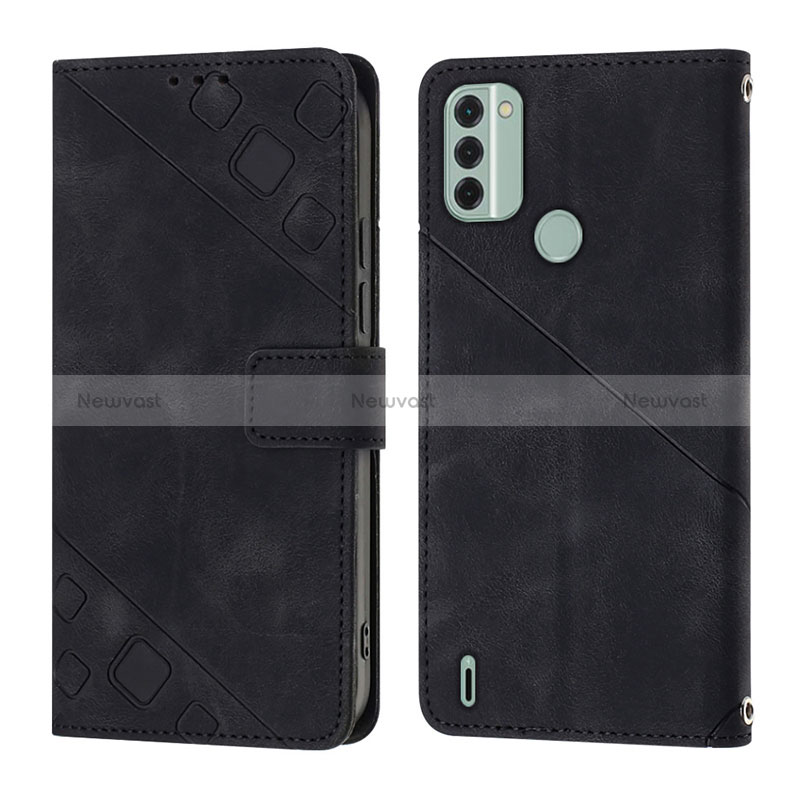 Leather Case Stands Flip Cover Holder YB3 for Nokia C31