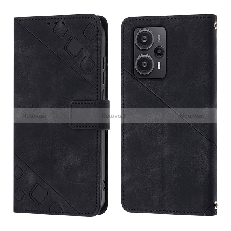 Leather Case Stands Flip Cover Holder YB3 for Xiaomi Poco F5 5G