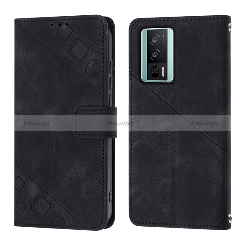 Leather Case Stands Flip Cover Holder YB3 for Xiaomi Poco F5 Pro 5G