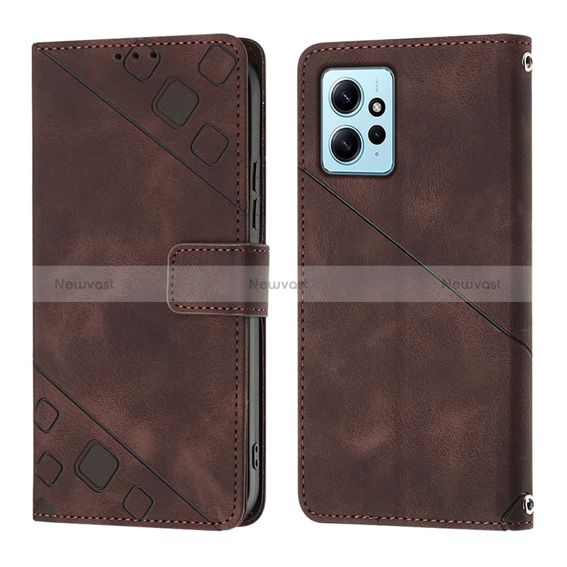 Leather Case Stands Flip Cover Holder YB3 for Xiaomi Redmi Note 12 4G