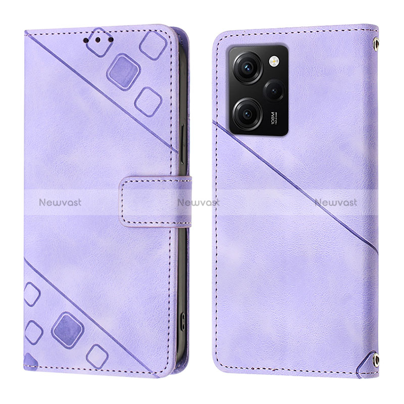 Leather Case Stands Flip Cover Holder YB3 for Xiaomi Redmi Note 12 Pro Speed 5G