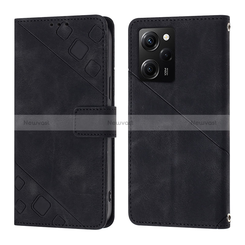 Leather Case Stands Flip Cover Holder YB3 for Xiaomi Redmi Note 12 Pro Speed 5G