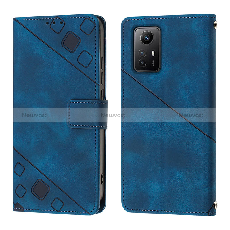 Leather Case Stands Flip Cover Holder YB3 for Xiaomi Redmi Note 12S