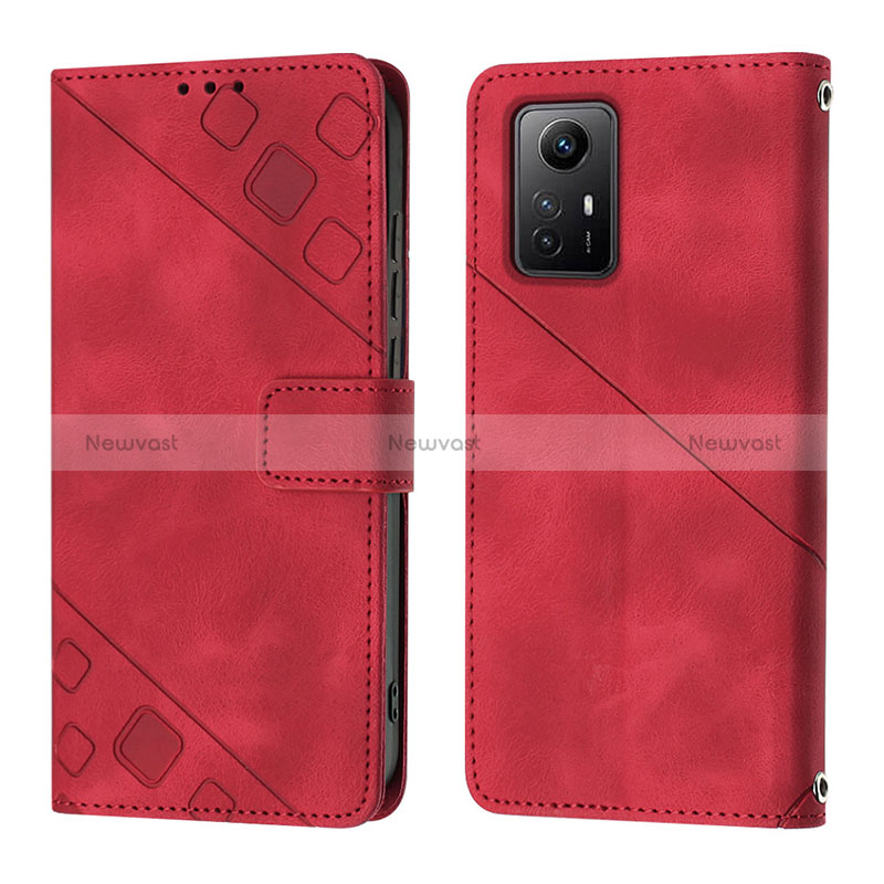 Leather Case Stands Flip Cover Holder YB3 for Xiaomi Redmi Note 12S