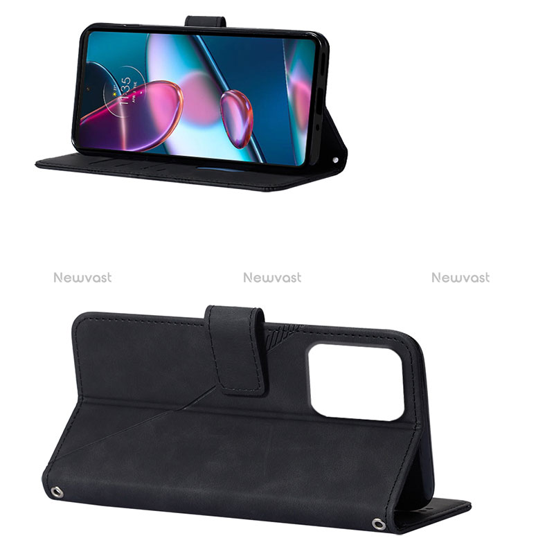 Leather Case Stands Flip Cover Holder YB4 for Motorola Moto Edge Plus (2023) 5G