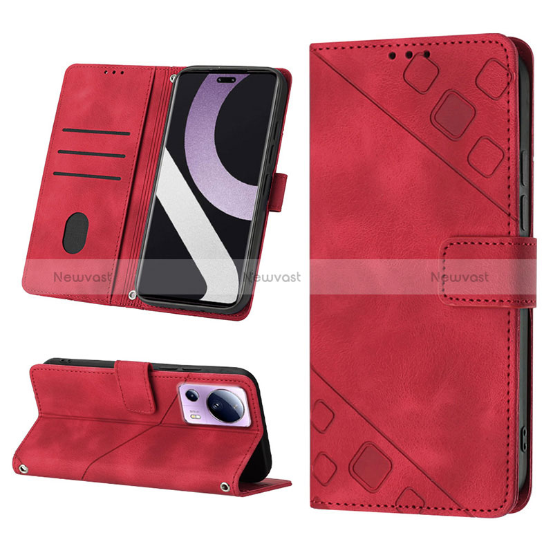 Leather Case Stands Flip Cover Holder YB4 for Xiaomi Civi 2 5G