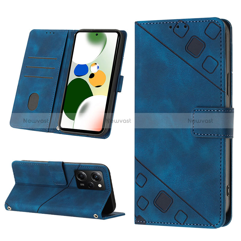 Leather Case Stands Flip Cover Holder YB4 for Xiaomi Poco X5 Pro 5G