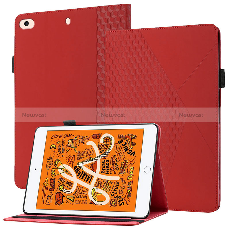 Leather Case Stands Flip Cover Holder YX1 for Apple iPad Mini 4 Red