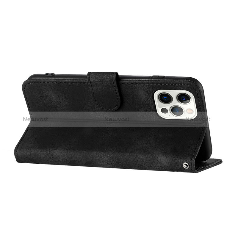 Leather Case Stands Flip Cover Holder YX1 for Apple iPhone 13 Pro Max