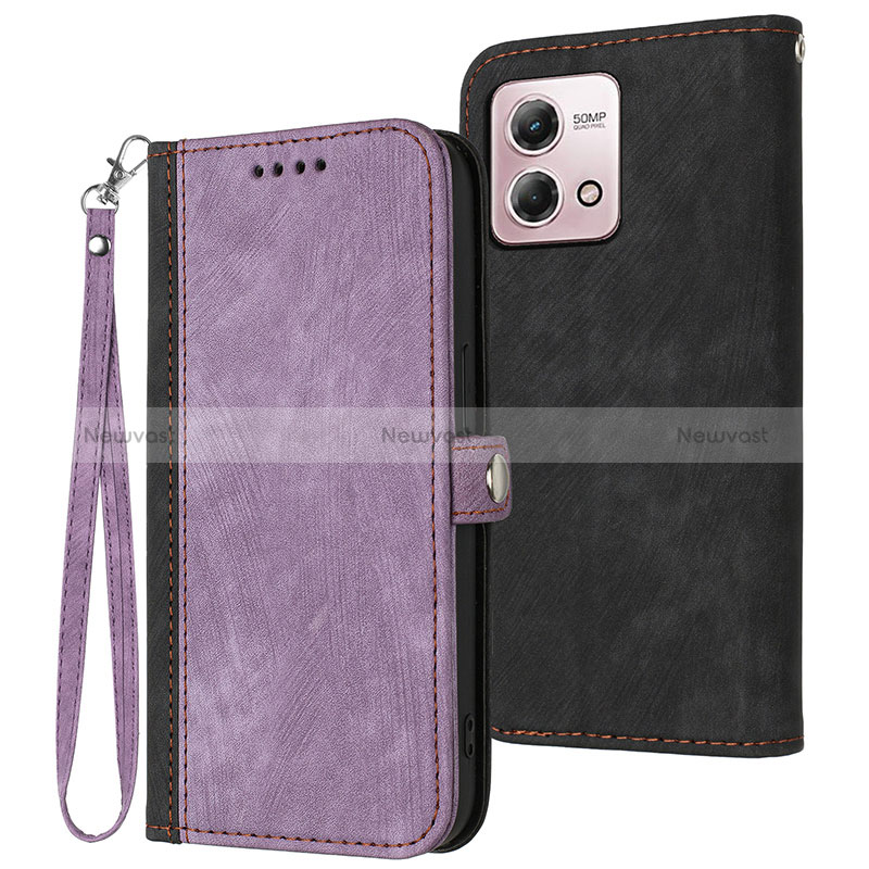 Leather Case Stands Flip Cover Holder YX1 for Motorola Moto G Stylus (2023) 5G