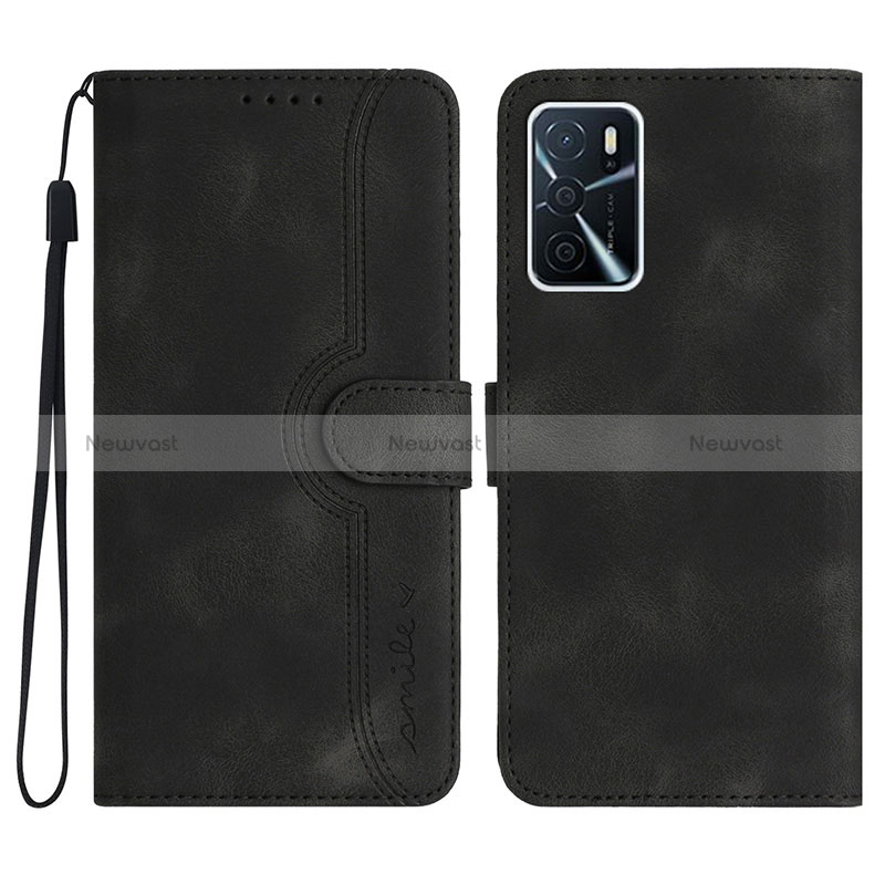 Leather Case Stands Flip Cover Holder YX1 for Oppo A54s