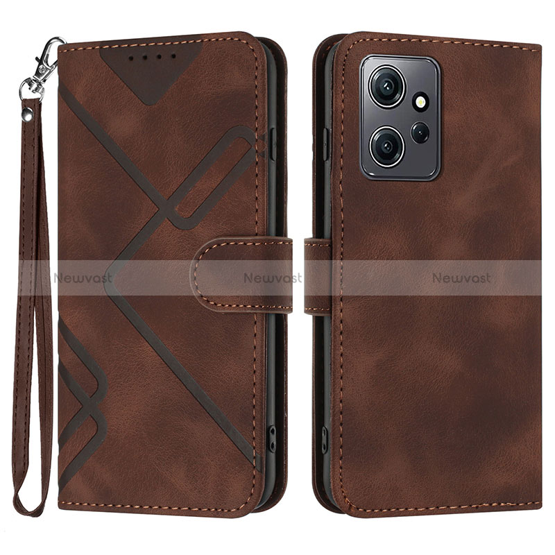 Leather Case Stands Flip Cover Holder YX1 for Xiaomi Redmi Note 12 4G