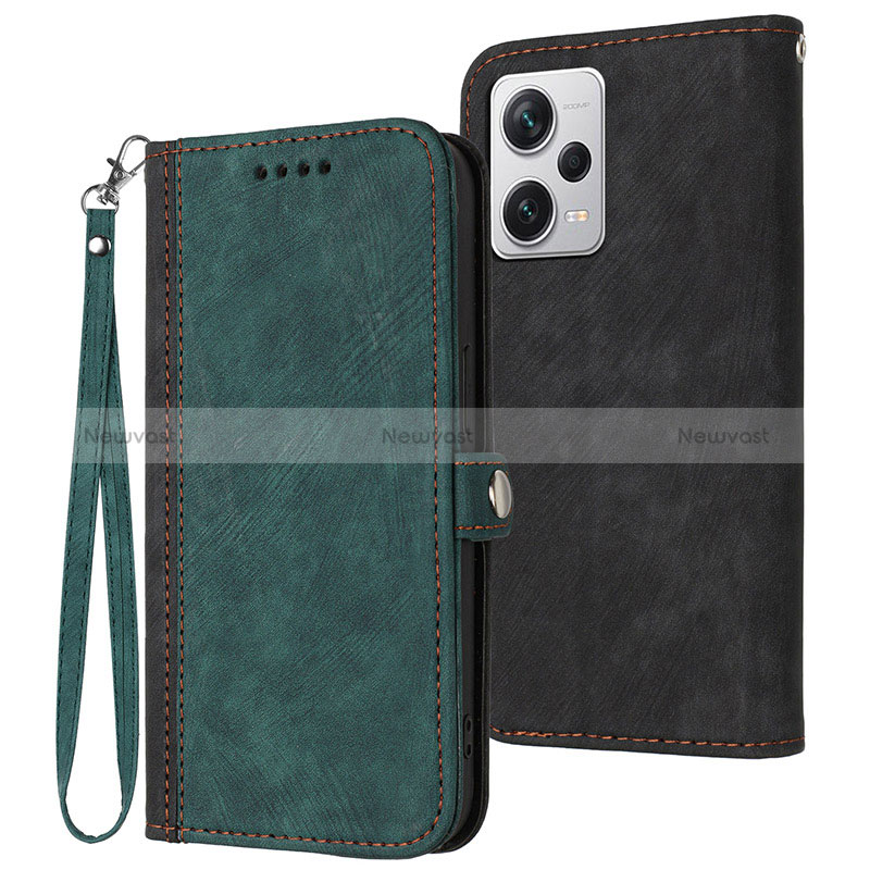 Leather Case Stands Flip Cover Holder YX1 for Xiaomi Redmi Note 12 Explorer