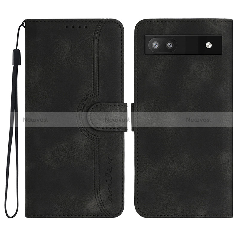 Leather Case Stands Flip Cover Holder YX2 for Google Pixel 6a 5G