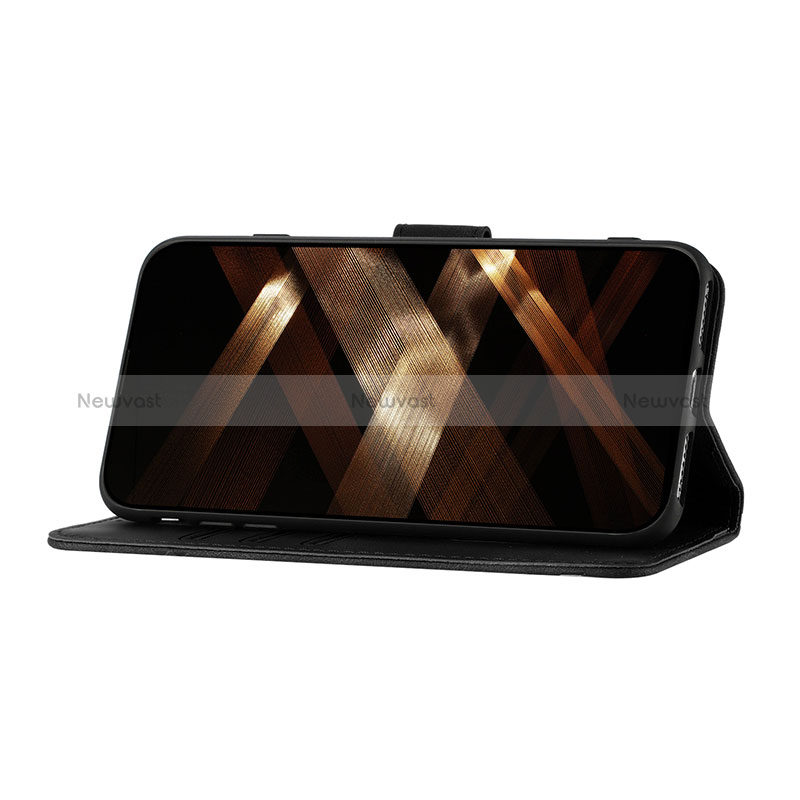 Leather Case Stands Flip Cover Holder YX2 for Motorola Moto E13