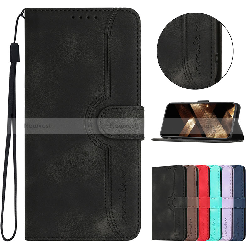 Leather Case Stands Flip Cover Holder YX2 for Motorola Moto Edge (2023) 5G