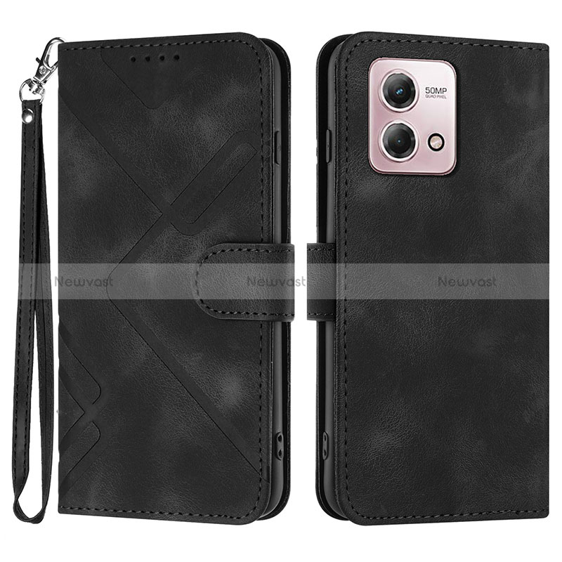 Leather Case Stands Flip Cover Holder YX2 for Motorola Moto G Stylus (2023) 4G