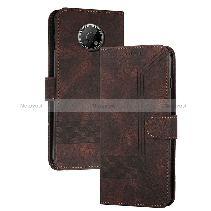 Leather Case Stands Flip Cover Holder YX2 for Nokia G10