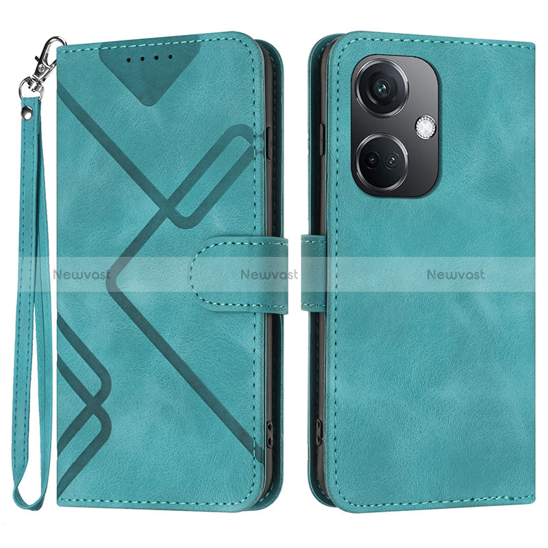 Leather Case Stands Flip Cover Holder YX2 for Oppo K11 5G