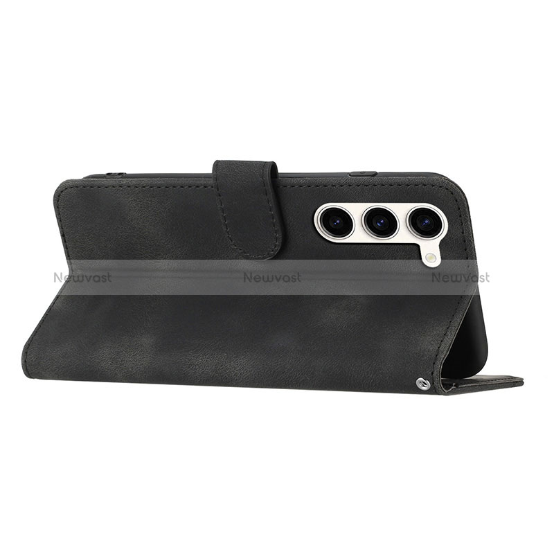 Leather Case Stands Flip Cover Holder YX2 for Samsung Galaxy S23 5G