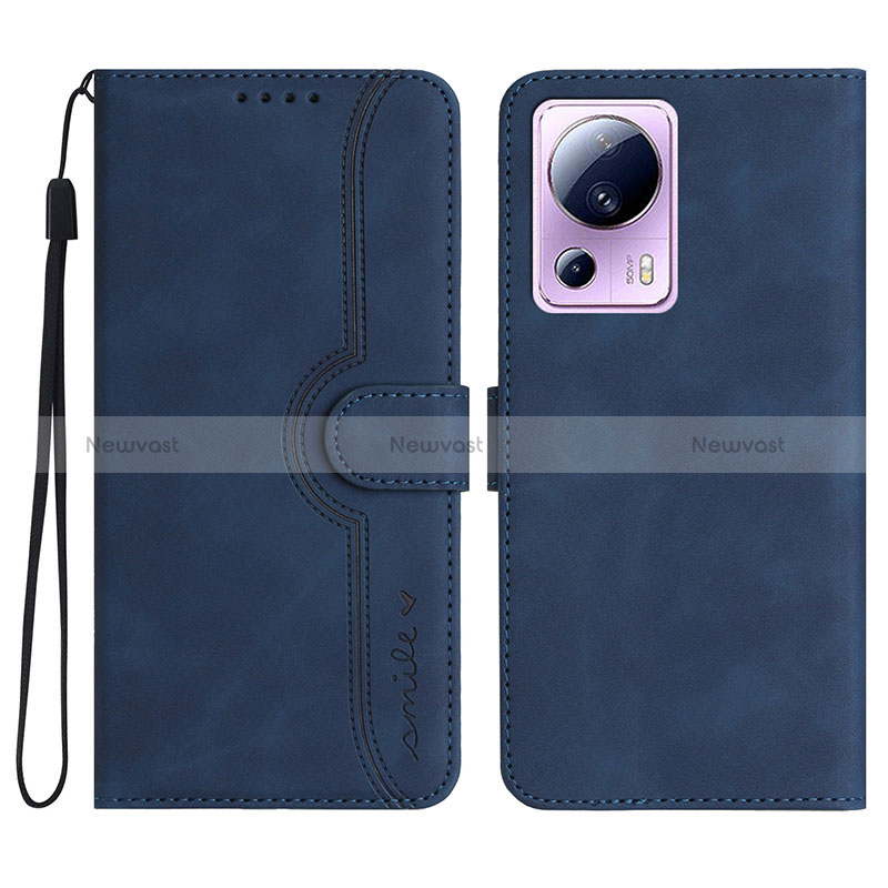 Leather Case Stands Flip Cover Holder YX2 for Xiaomi Mi 13 Lite 5G