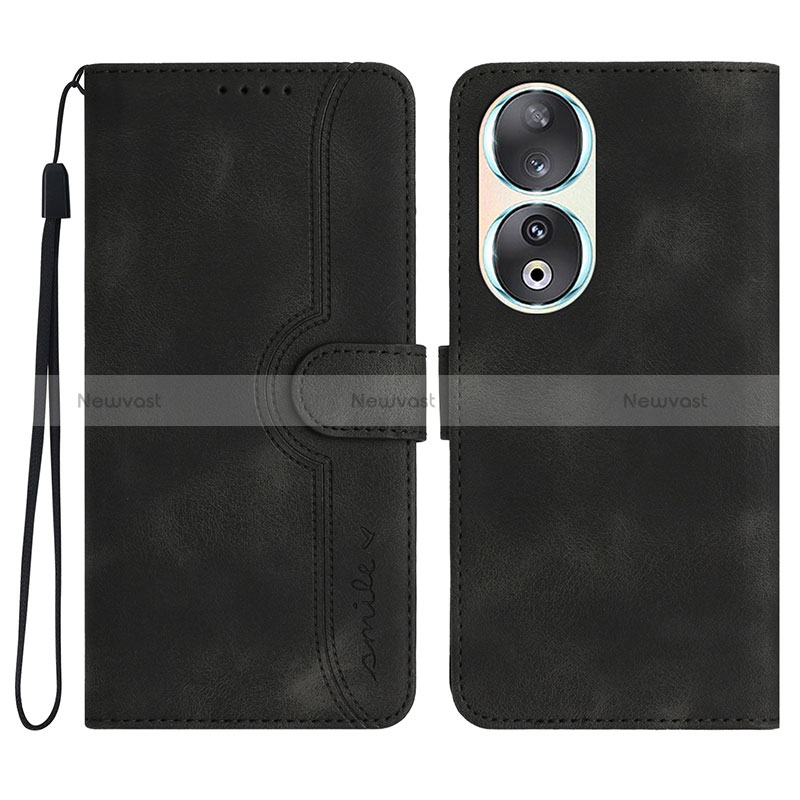 Leather Case Stands Flip Cover Holder YX3 for Huawei Honor 90 5G