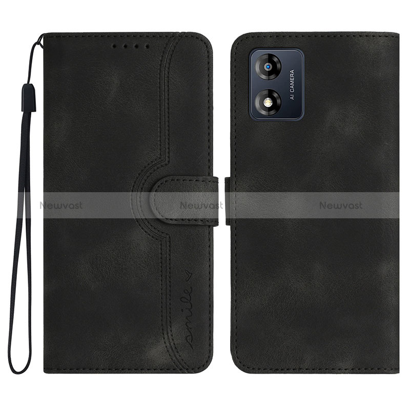 Leather Case Stands Flip Cover Holder YX3 for Motorola Moto E13