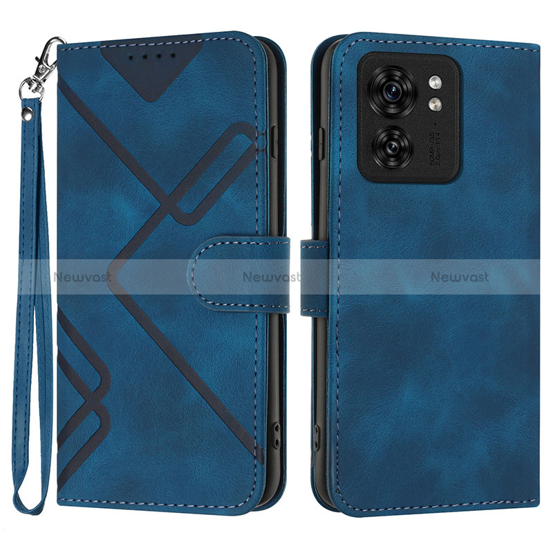 Leather Case Stands Flip Cover Holder YX3 for Motorola Moto Edge 40 5G