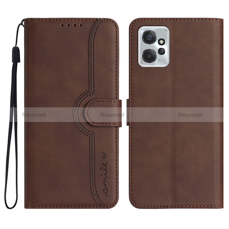 Leather Case Stands Flip Cover Holder YX3 for Motorola Moto G Power 5G (2023)