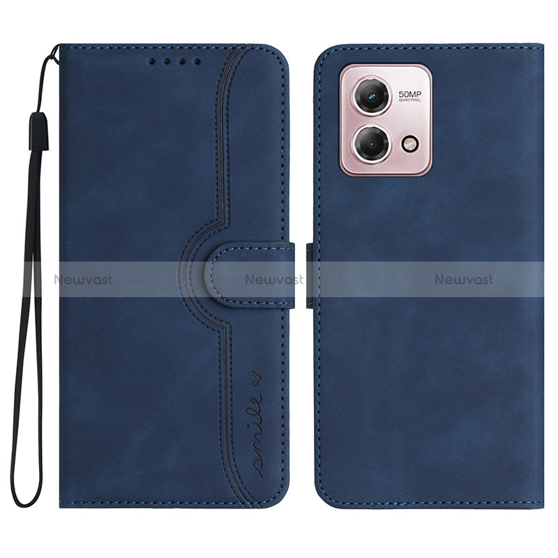 Leather Case Stands Flip Cover Holder YX3 for Motorola Moto G Stylus (2023) 4G