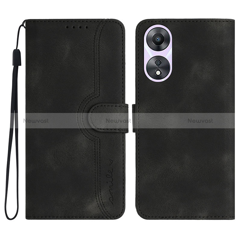 Leather Case Stands Flip Cover Holder YX3 for Oppo A38