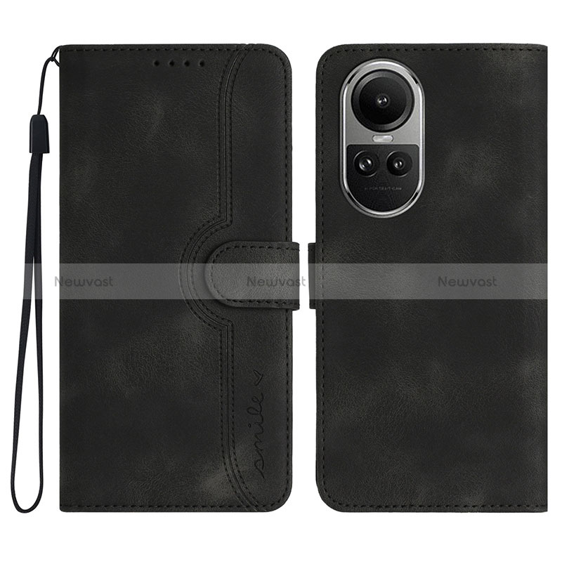 Leather Case Stands Flip Cover Holder YX3 for Oppo Reno10 5G