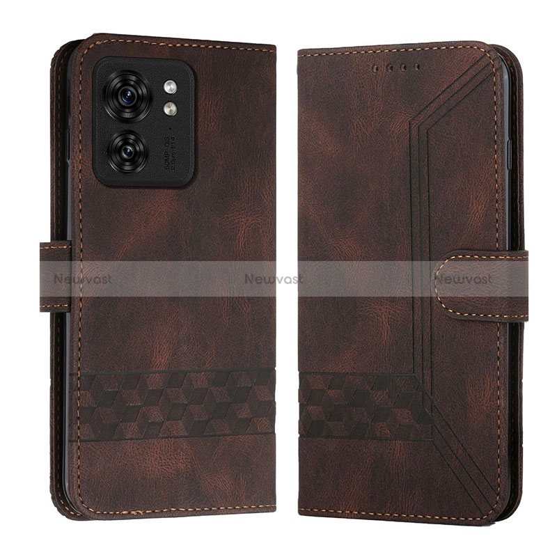 Leather Case Stands Flip Cover Holder YX4 for Motorola Moto Edge 40 5G