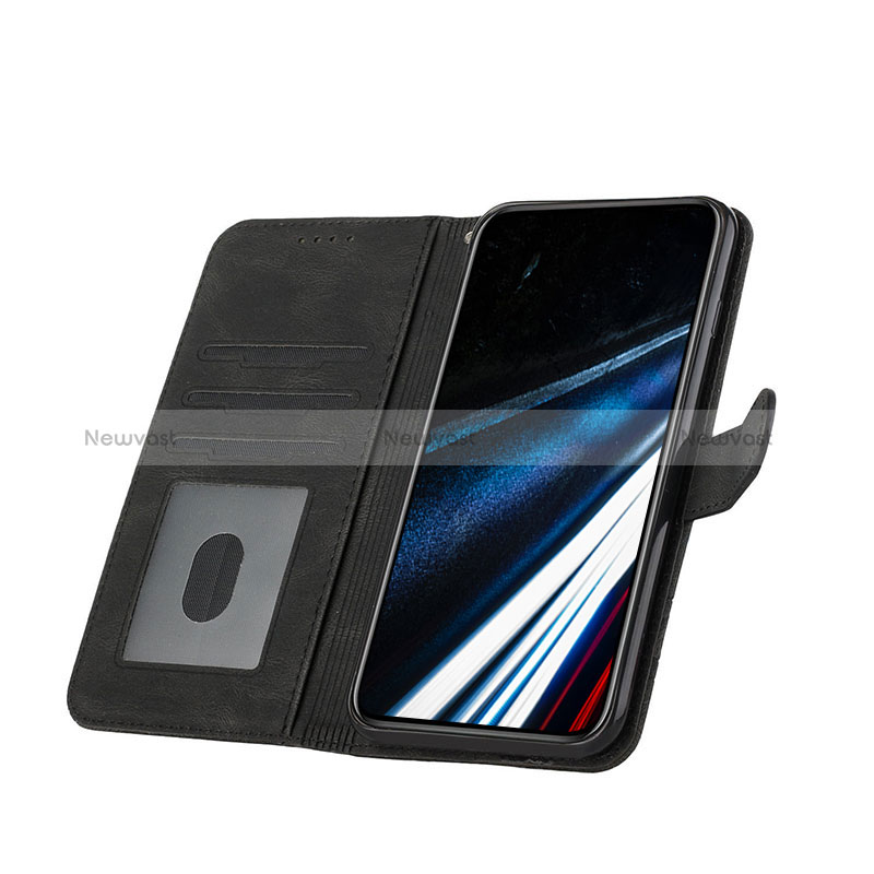 Leather Case Stands Flip Cover Holder YX4 for Motorola Moto G53 5G