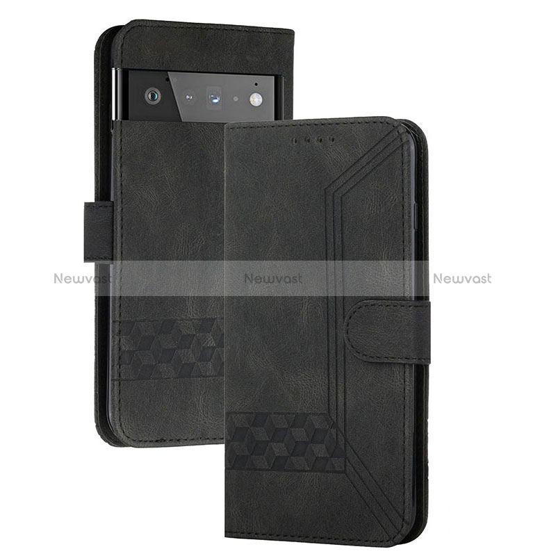 Leather Case Stands Flip Cover Holder YX5 for Google Pixel 6 Pro 5G
