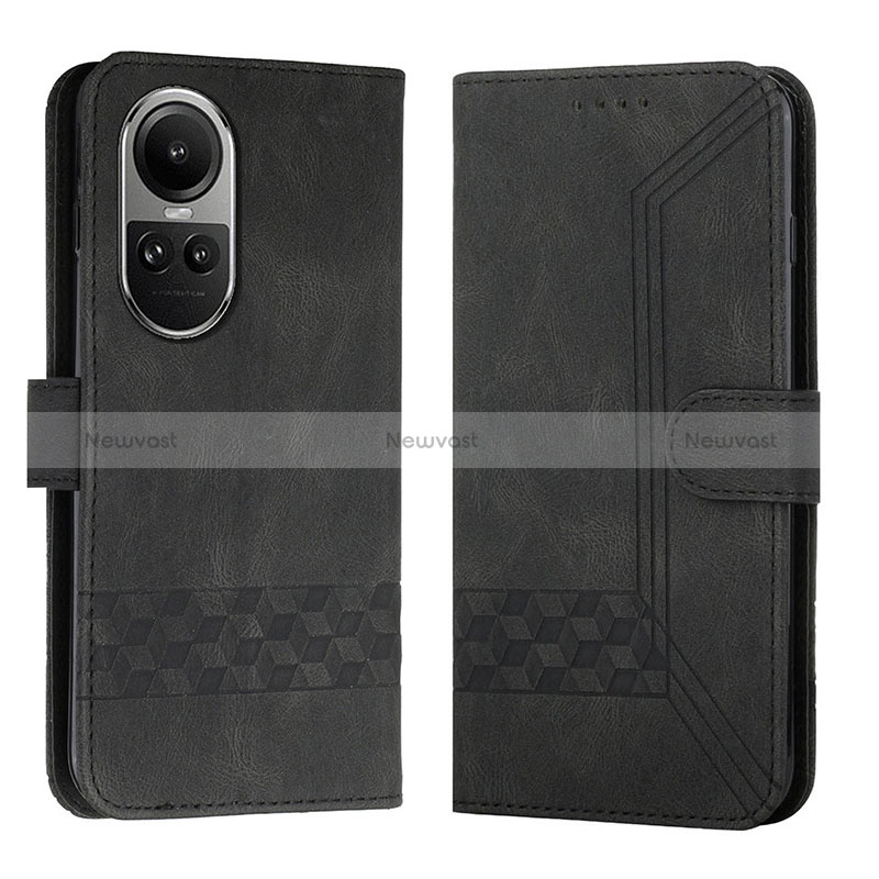 Leather Case Stands Flip Cover Holder YX5 for Oppo Reno10 5G